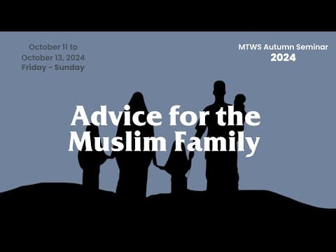 Talk 3 - Rulings and Advice connected to Khula - Raha Batts